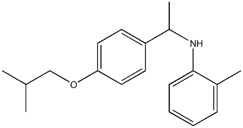 2-methyl-N-{1-[4-(2-methylpropoxy)phenyl]ethyl}aniline