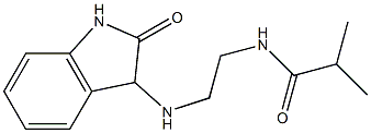 2-methyl-N-{2-[(2-oxo-2,3-dihydro-1H-indol-3-yl)amino]ethyl}propanamide|