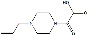 2-oxo-2-[4-(prop-2-en-1-yl)piperazin-1-yl]acetic acid 化学構造式