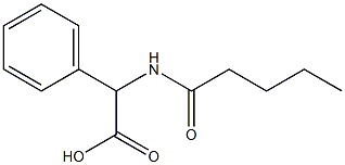 2-pentanamido-2-phenylacetic acid 结构式
