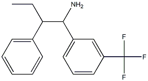 2-phenyl-1-[3-(trifluoromethyl)phenyl]butan-1-amine Struktur