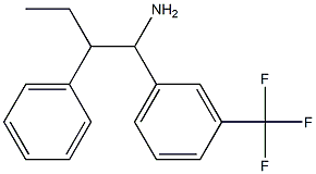 2-phenyl-1-[3-(trifluoromethyl)phenyl]butan-1-amine Structure