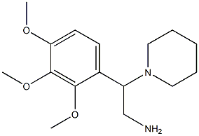 2-piperidin-1-yl-2-(2,3,4-trimethoxyphenyl)ethanamine 化学構造式