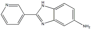 2-pyridin-3-yl-1H-benzimidazol-5-amine,,结构式