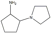 2-pyrrolidin-1-ylcyclopentanamine,,结构式