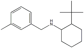 2-tert-butyl-N-[(3-methylphenyl)methyl]cyclohexan-1-amine,,结构式