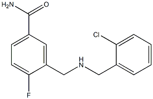 3-({[(2-chlorophenyl)methyl]amino}methyl)-4-fluorobenzamide|