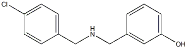  3-({[(4-chlorophenyl)methyl]amino}methyl)phenol