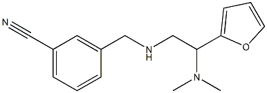 3-({[2-(dimethylamino)-2-(furan-2-yl)ethyl]amino}methyl)benzonitrile|