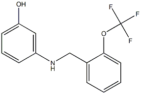  3-({[2-(trifluoromethoxy)phenyl]methyl}amino)phenol