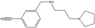 3-({[3-(pyrrolidin-1-yl)propyl]amino}methyl)benzonitrile