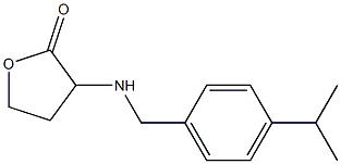 3-({[4-(propan-2-yl)phenyl]methyl}amino)oxolan-2-one Struktur