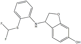 3-({2-[(difluoromethyl)sulfanyl]phenyl}amino)-2,3-dihydro-1-benzofuran-6-ol