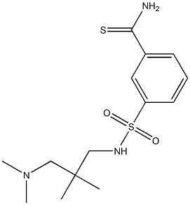 3-({2-[(dimethylamino)methyl]-2-methylpropyl}sulfamoyl)benzene-1-carbothioamide|