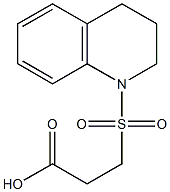 3-(1,2,3,4-tetrahydroquinoline-1-sulfonyl)propanoic acid Structure