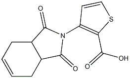 3-(1,3-dioxo-1,3,3a,4,7,7a-hexahydro-2H-isoindol-2-yl)thiophene-2-carboxylic acid Structure