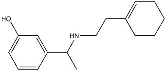 3-(1-{[2-(cyclohex-1-en-1-yl)ethyl]amino}ethyl)phenol
