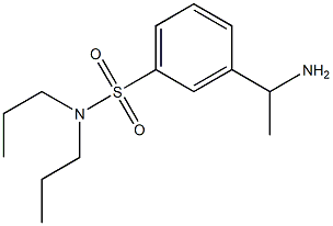 3-(1-aminoethyl)-N,N-dipropylbenzene-1-sulfonamide