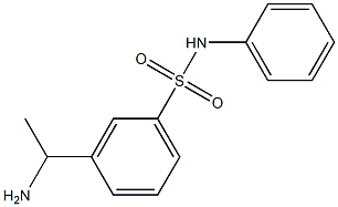  3-(1-aminoethyl)-N-phenylbenzene-1-sulfonamide