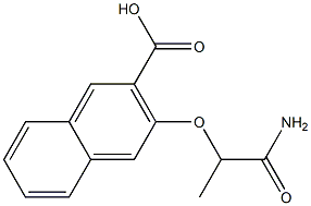 3-(1-carbamoylethoxy)naphthalene-2-carboxylic acid