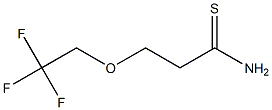 3-(2,2,2-trifluoroethoxy)propanethioamide Struktur