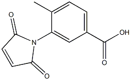 3-(2,5-dioxo-2,5-dihydro-1H-pyrrol-1-yl)-4-methylbenzoic acid,,结构式