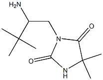 3-(2-amino-3,3-dimethylbutyl)-5,5-dimethylimidazolidine-2,4-dione Structure