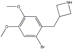 3-(2-bromo-4,5-dimethoxybenzyl)azetidine