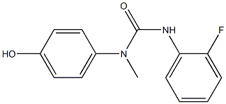 3-(2-fluorophenyl)-1-(4-hydroxyphenyl)-1-methylurea