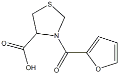 3-(2-furoyl)-1,3-thiazolidine-4-carboxylic acid 结构式