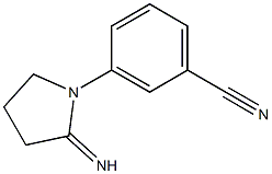 3-(2-iminopyrrolidin-1-yl)benzonitrile Structure