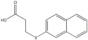 3-(2-naphthylthio)propanoic acid Struktur