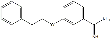 3-(2-phenylethoxy)benzenecarboximidamide Struktur
