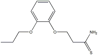 3-(2-propoxyphenoxy)propanethioamide