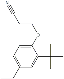 3-(2-tert-butyl-4-ethylphenoxy)propanenitrile