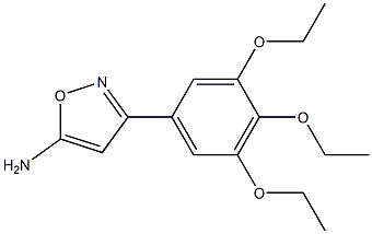  3-(3,4,5-triethoxyphenyl)-1,2-oxazol-5-amine