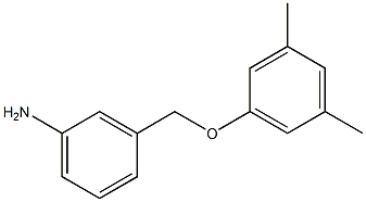 3-(3,5-dimethylphenoxymethyl)aniline 化学構造式