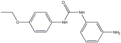 3-(3-aminophenyl)-1-(4-ethoxyphenyl)urea Structure