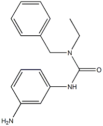 3-(3-aminophenyl)-1-benzyl-1-ethylurea Structure