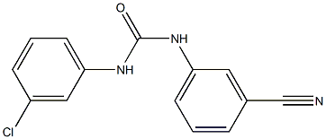 3-(3-chlorophenyl)-1-(3-cyanophenyl)urea|