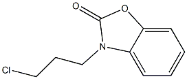 3-(3-chloropropyl)-2,3-dihydro-1,3-benzoxazol-2-one 结构式