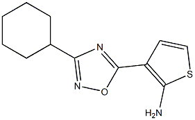 3-(3-cyclohexyl-1,2,4-oxadiazol-5-yl)thiophen-2-amine