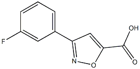 3-(3-fluorophenyl)-1,2-oxazole-5-carboxylic acid