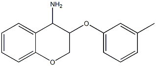  3-(3-methylphenoxy)-3,4-dihydro-2H-1-benzopyran-4-amine