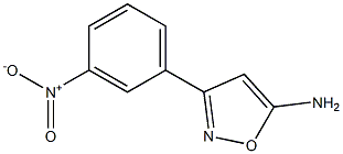  3-(3-nitrophenyl)-1,2-oxazol-5-amine