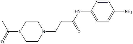 3-(4-acetylpiperazin-1-yl)-N-(4-aminophenyl)propanamide