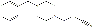 3-(4-benzylpiperazin-1-yl)propanenitrile Structure