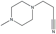 3-(4-methylpiperazin-1-yl)propanenitrile 结构式