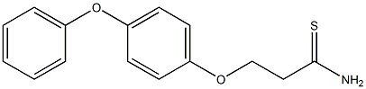 3-(4-phenoxyphenoxy)propanethioamide 结构式