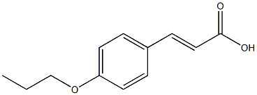 3-(4-propoxyphenyl)prop-2-enoic acid Structure